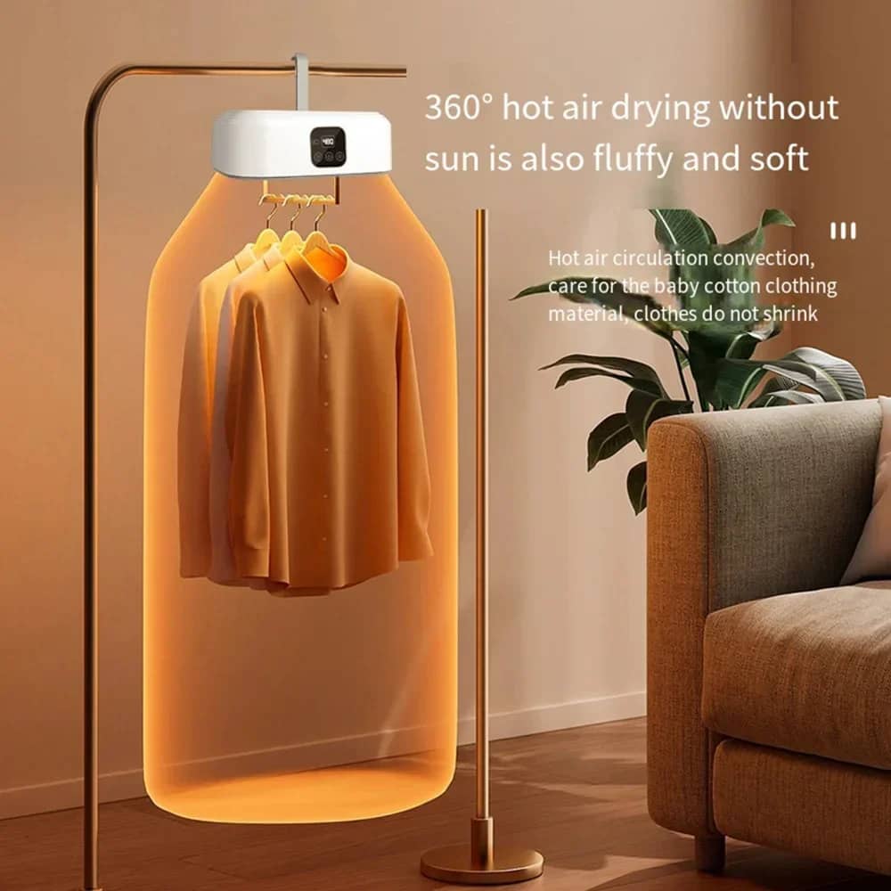 SECADOR DE ROPA PORTÁTIL 600W