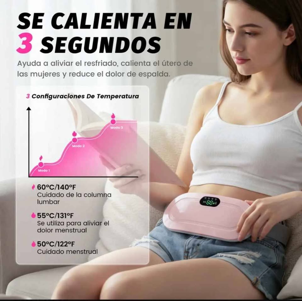 CINTURÓN ELÉCTRICO PARA CÓLICOS MENSTRUALES