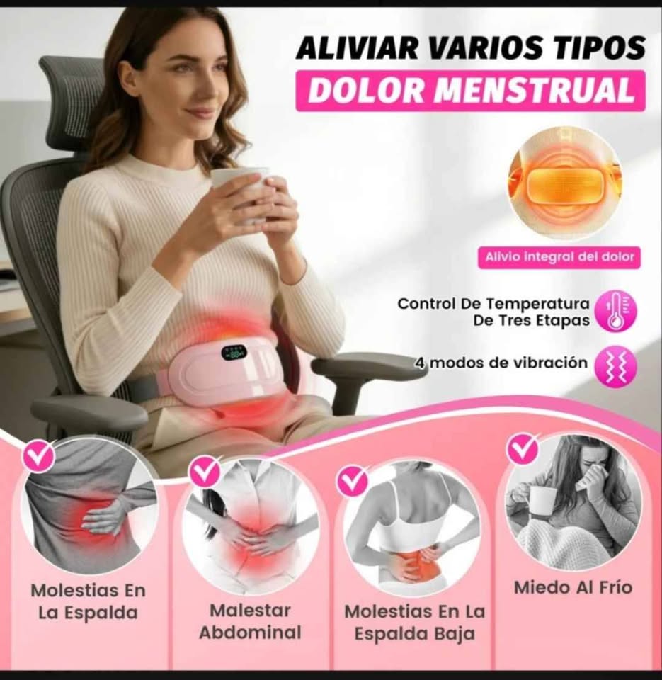 CINTURÓN ELÉCTRICO PARA CÓLICOS MENSTRUALES