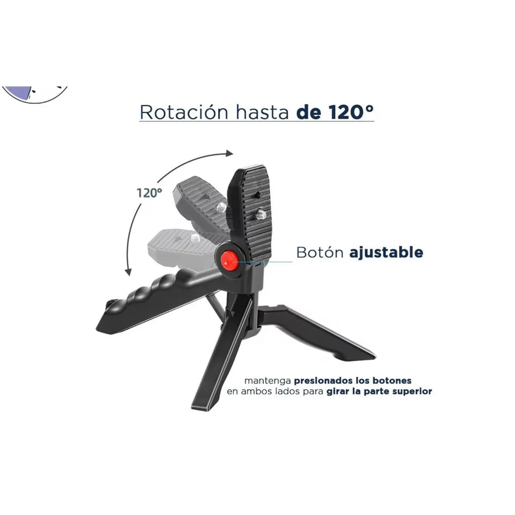 KIT DE GRABACIÓN DE VIDEO CON TRÍPODE Y BLUETOOTH