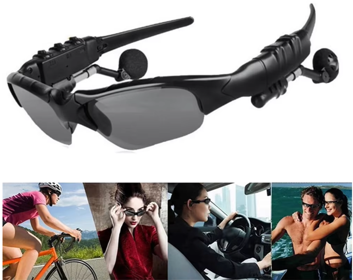 LENTES DE SOL INTELIGENTES CON BLUETOOTH Y AUDIFONOS INALAMBRICOS